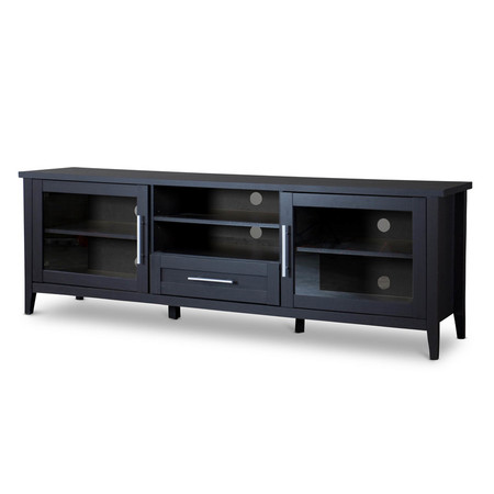 BAXTON STUDIO Espresso TV Stand-One Drawer 106-5371